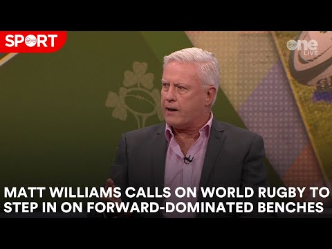Matt Williams on the issue of 7/1 bench splits in rugby