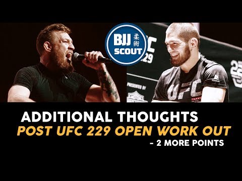 BJJ Scout: Conor Mcgregor vs Khabib Nurmagomedov Further Thoughts