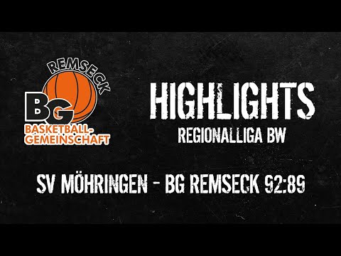 Highlights: SV Möhringen - BG Remseck (Regionalliga BW)