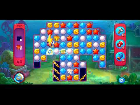 Fishdom Hard level 11107 no boosters フィッシュダム ハード