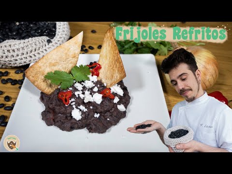 FRIJOLES REFRITOS | Frijol refrito VEGANO