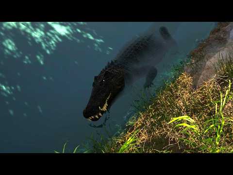 Prime Deinosuchus Gameplay - 13.5 Tons - The Isle Evrima