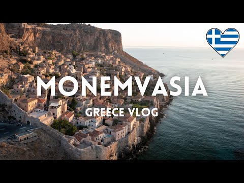 🇬🇷 We Spent the Night in a MEDIEVAL CASTLE | Monemvasia | Greece VLOG [4K]