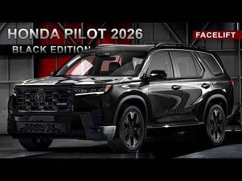 2026 Honda Pilot BLACK EDITION - The Most Stylish Model Grade for the Facelifted Pilot