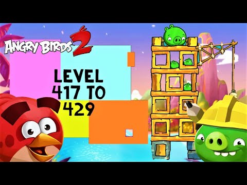 ANGRY BIRDS 2 LEVEL 417  NEW PIG CITY (HAM FRANSICO ) TO LEVEL 429 UNLOCKED #roviogamerz