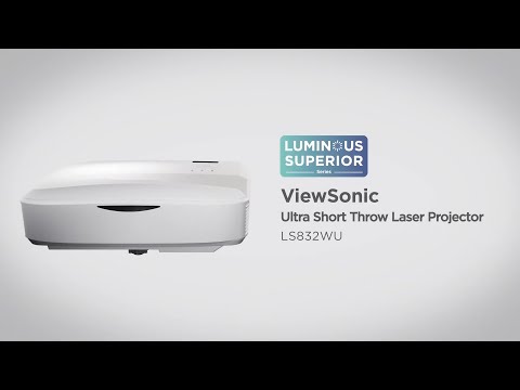 ViewSonic LS832WU | Ultra Short Throw Laser Projector | Luminous Superior Series