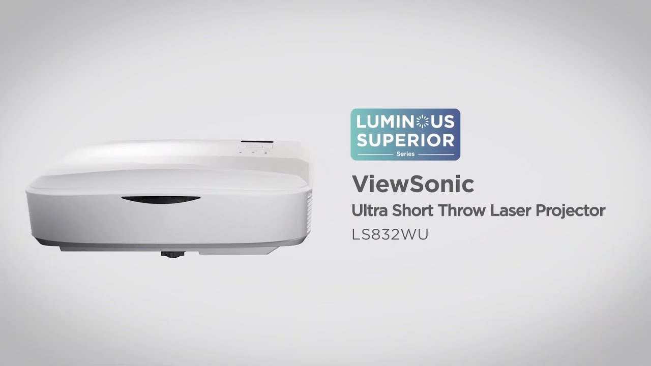 ViewSonic LS832WU | Ultra Short Throw Laser Projector | Luminous Superior Series