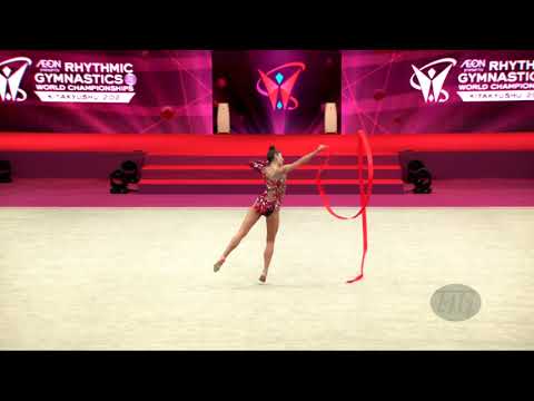 POLSTJANAJA Jelizaveta (LAT) - 2021 Rhythmic Worlds, Kitakyushu (JPN) - Qualifications Ribbon