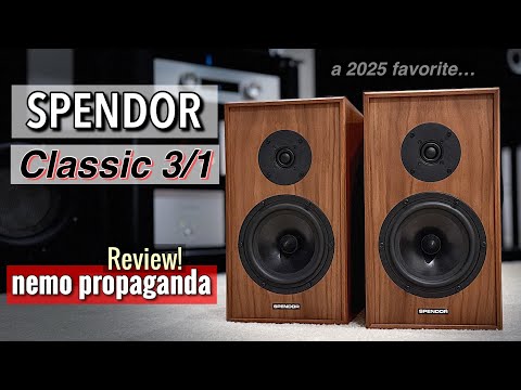MY FAVORITE. Spendor Classic 3/1 bookshelf speaker review!