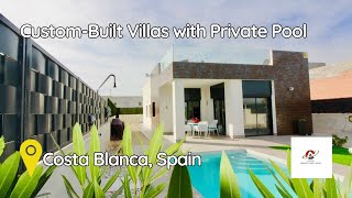 Custom-Built Luxury Villas with Private Pool on the Costa Blanca, Spain – From €240,000