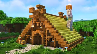 Minecraft | How to build a Viking House | Tutorial