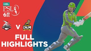 Full Highlights  Lahore Qalandars vs Peshawar Zalm
