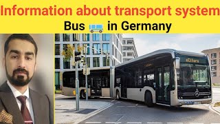 Information about Germany public transport bus system