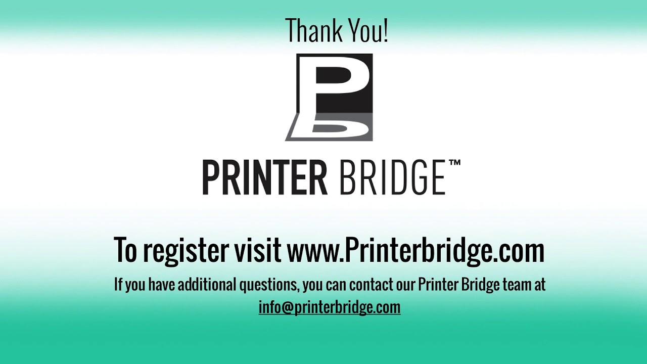 Printer Bridge Webinar