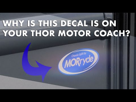 The MORryde Decal on Thor Motor Coach