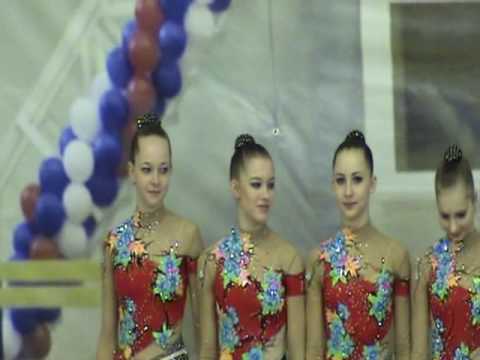 Awarding Ceremony. Groups Juniors 4 Ribbons. RG WC St-Petersburg 04.04.2010.mp4