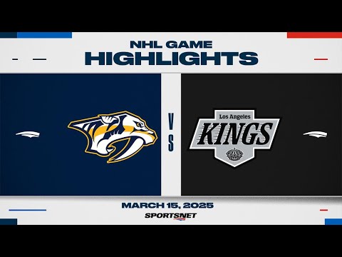 NHL Highlights | Predators vs. Kings - March 15, 2025
