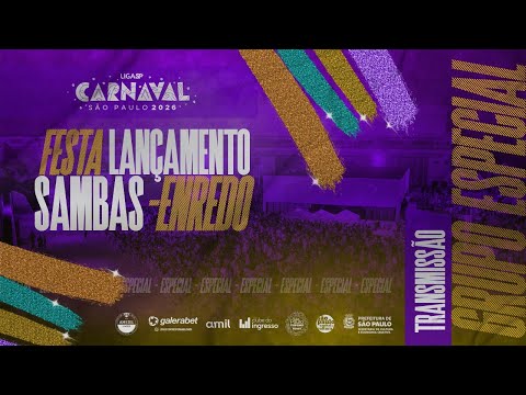 Festa de Lançamento dos Sambas-Enredo SP 2026 | Grupo Especial