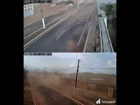 Chuva e ventos fortes causam destruição em Pedro Laurentino-PI