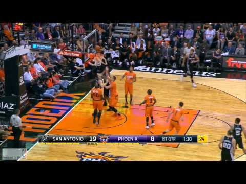 Aron Baynes - 31 10 2014 - Full highlights vs Phoenix Suns - 6pts, 3rbs, 2Ast