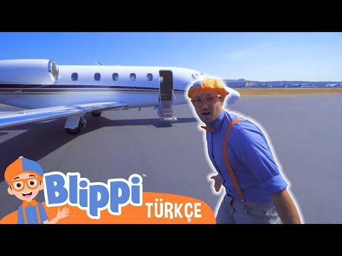 Blippi Özel Jet Keşfediyor | Blippi Türkçe - Çocuklar için eğitici videolar | Türkçe Dublajlı