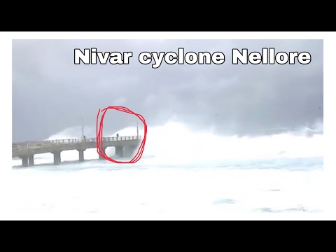 Nivar cyclone effect #Nellore beach |Indhukuru peta( krishnapuram)