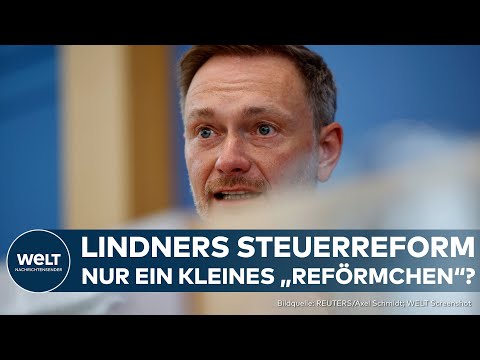 CHRISTIAN LINDNER: "Reförmchen!" Finanzminister bringt Änderung des Steuersystems auf den Weg