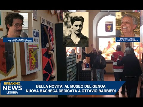 Museo del Genoa / Donati dai nipoti preziosi cimeli del mitico giocatore rossoblu Ottavio Barbieri