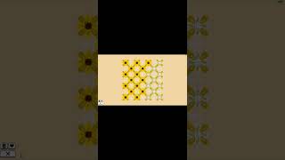 Sunflower Pattern (Farm Pack) | Coloring Pixels #shorts #games #relaxing #pixel #art
