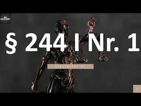 Diebstahl mit Waffen I Strafrecht BT 17