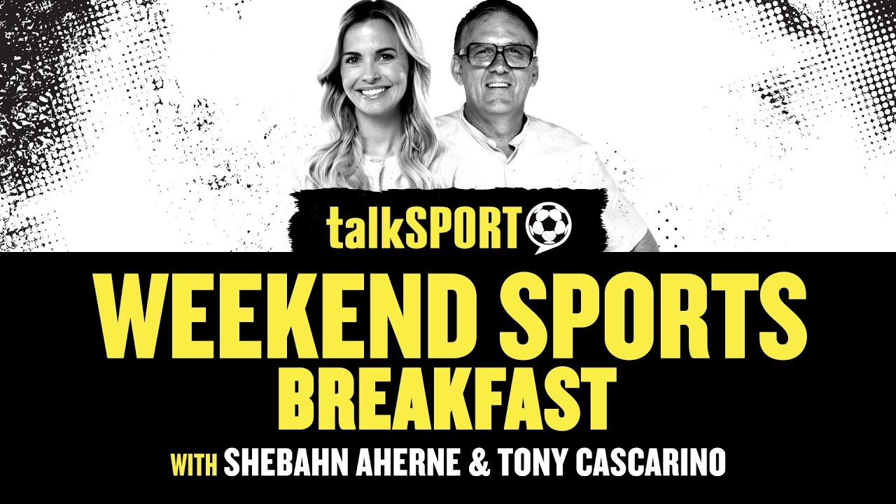 LIVE Weekend Sports Breakfast with Shebahn Aherne & Tony Cascarino | 09-Aug-26