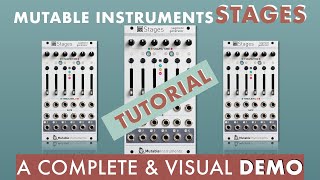 Video thumbnail for STAGES #mutableinstruments #tutorial  a complete and visual demo #eurorack by Flat Round Modular Music