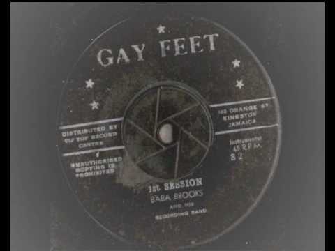 baba brooks -  first session  - gayfeet records - ska