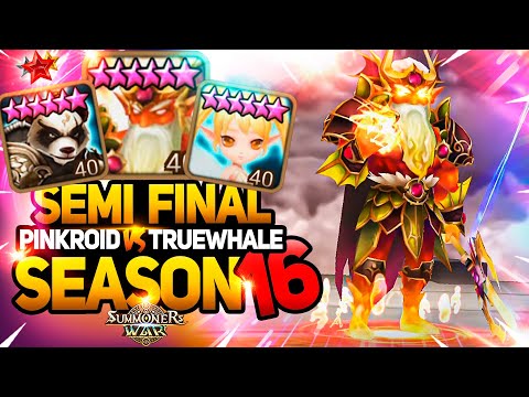 PINKROID vs TRUEWHALE. SUMMONERS WAR LEGEND TOURNAMENT SEASON 16 | SEMI FINAL.