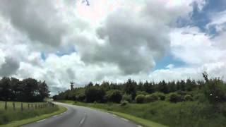 preview picture of video 'Driving Along The D8 Between Bourbriac & Kerien, Côtes-d'Armor, Brittany, France 21st June 2012'