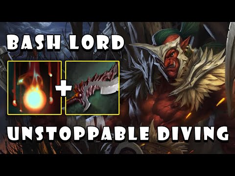 Unstoppable BASH Troll Warlord - You Can't Get Near Him | Guides Gameplay - Dota 2 7.27