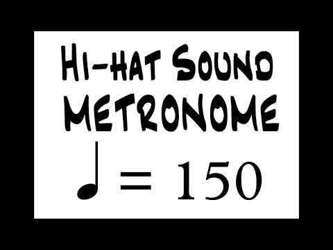 BPM 150 Hi Hat Sound Metronome