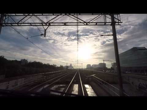 A train driver's view: Den Haag CS - Almere Centrum, VIRM, 24-Aug-2015.