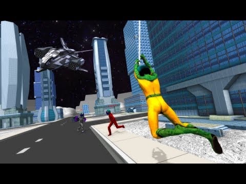 Space Spider Boy Future Fights Part-2 | Flying Spider Boy Crime City Rescue | Android GamePlay