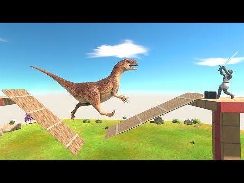 Only Fast Runners Will Pass Bridge - Animal Revolt Battle Simulator
