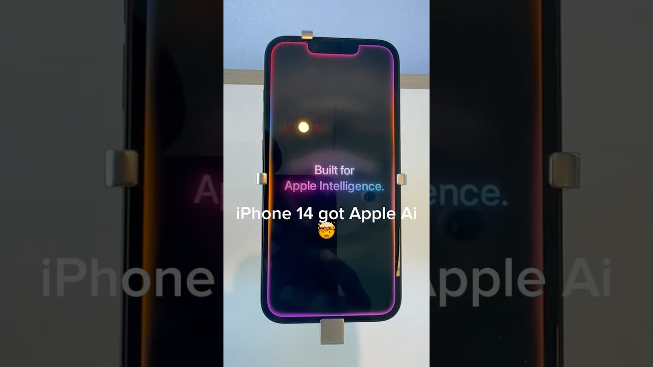 iPhone 14 with Apple Intelligence #apple #iphone @Apple #ai #siri
