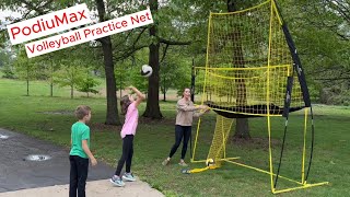 PodiuMax Volleyball Practice Net  Adjustable Height Equipment #training  #ServeP