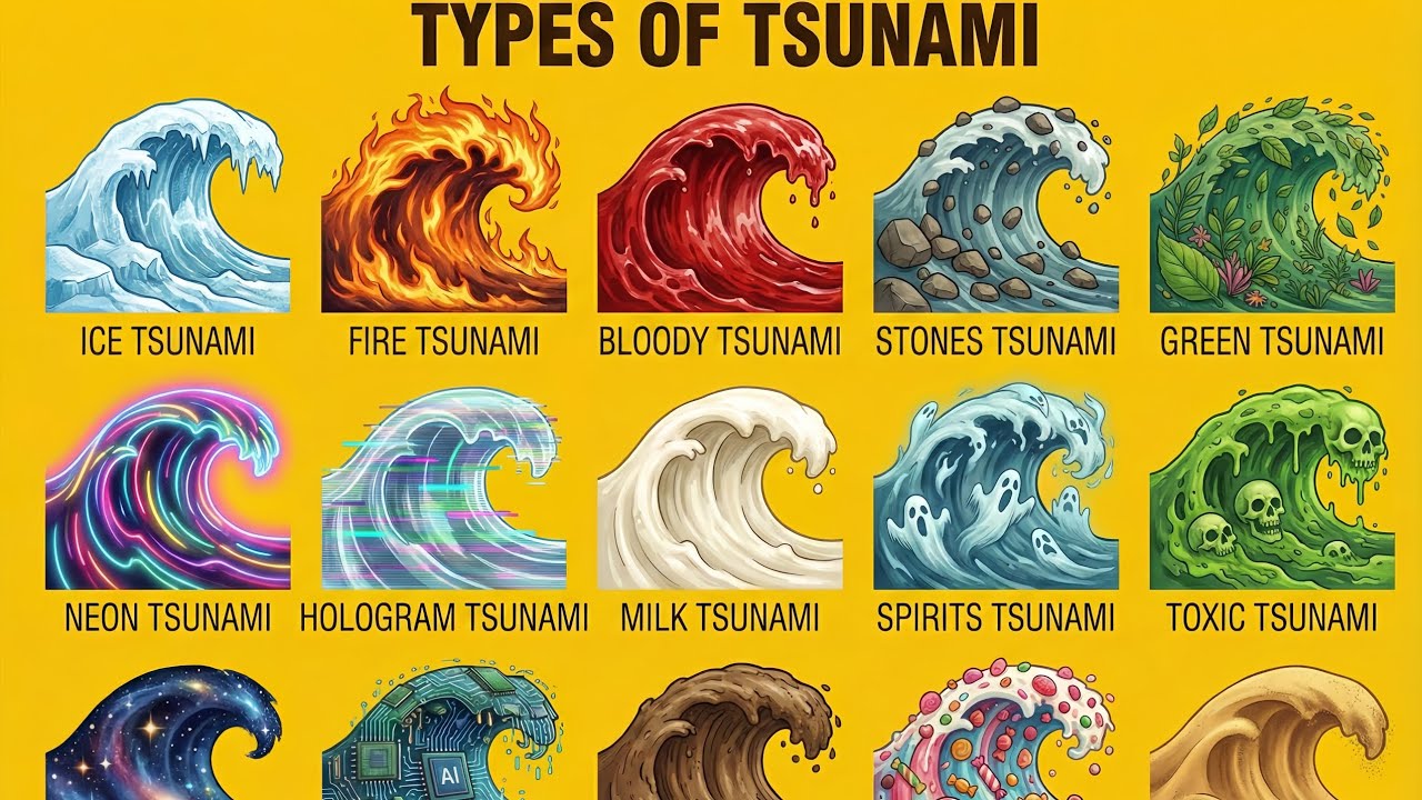 World’s Biggest Tsunami Ever Recorded 🌊 | All Types of Tsunami
