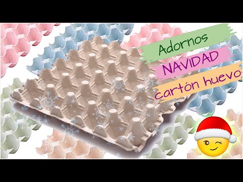 ✅Adornos Navideños CON Cartón DE Huevo, Ideas Para Regalar O Vender.