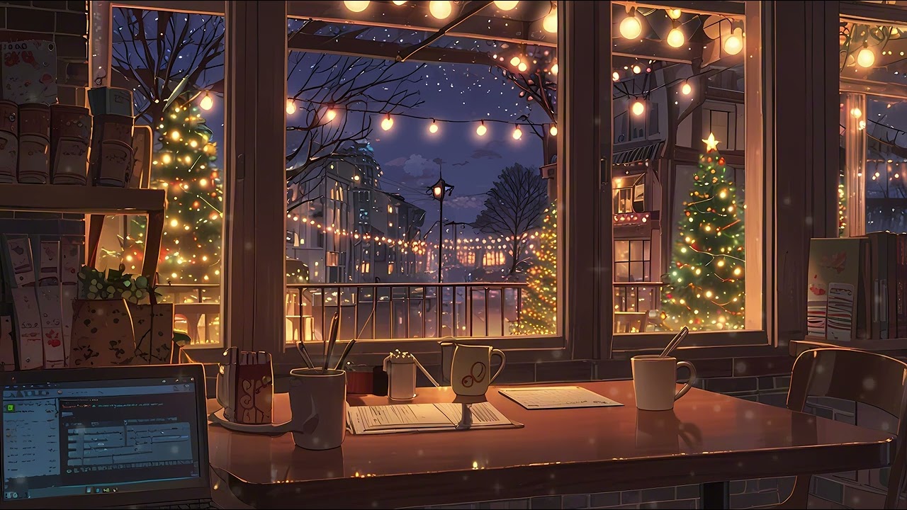 Lofi beats winter cafe ☕ to study | relax | sleep