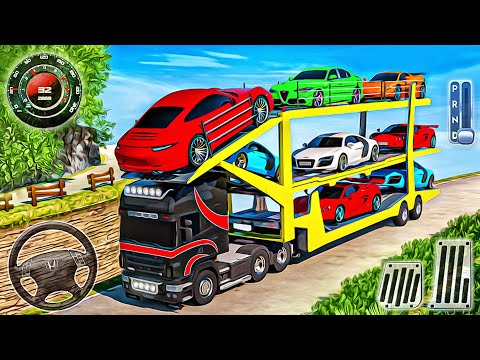 Car Transporter Truck Driving Simulator - Trailer Trucking Driving - Android GamePlay