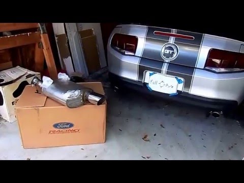 2011 Mustang GT Muffler Install. Upgrading my exhaust enough to hear it. Includes sound clip.