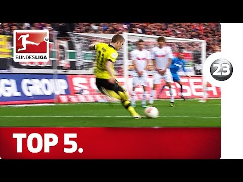 Top 5 Free Kicks - Marco Reus - Advent Calendar 2015 Number 23