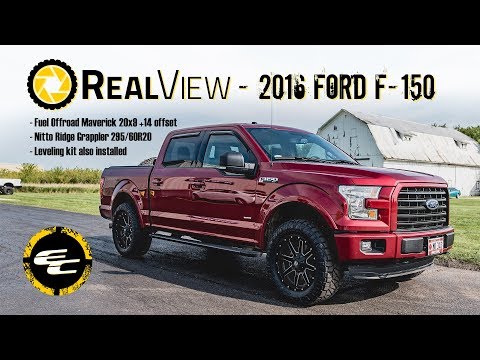 RealView - Leveled 2016 Ford F-150 w/ 20\" Fuel Mavericks & 34\" Nitto Ridge Grapplers