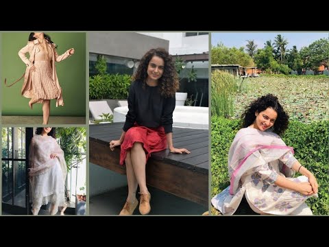 Kangana Ranaut Western and Indian dress design idea